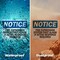 Signmission Fire Suppression System First Alarm If Active OSHA Notice Sign, Vinyl Decal, 10in W x 7in L, 2PK OS-2PACK-NS-D-710-L-12701 - alternate 5